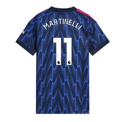 Arsenal Gabriel Martinelli #11 Replik Auswärtstrikot Damen 2025-26 Kurzarm Arsenal Gabriel Martinelli #11 Replik Auswärtstrikot Damen 2025-26 Kurzarm